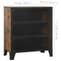 Storage cabinets 2 units metal and MDF rustic brown by vidaXL, Lockers and storage cabinets - Ref: Foro24-3095971, Price: 258...