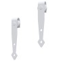 Kit mini puerta corredera armario acero carbono blanco 122 cm de vidaXL, Marcos de puertas - Ref: Foro24-151701, Precio: 38,2...