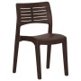 Garden chairs 2 units polypropylene mocha color by vidaXL, Garden chairs - Ref: Foro24-317730, Price: 81,99 €, Discount: %