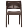 Garden chairs 2 units polypropylene mocha color by vidaXL, Garden chairs - Ref: Foro24-317730, Price: 81,99 €, Discount: %