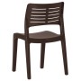 Garden chairs 2 units polypropylene mocha color by vidaXL, Garden chairs - Ref: Foro24-317730, Price: 81,99 €, Discount: %