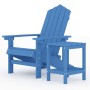 Silla de jardín Adirondack con mesa HDPE azul aguamarina de vidaXL, Sillas de jardín - Ref: Foro24-3095703, Precio: 201,32 €,...