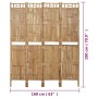 Divider screen with 4 panels 160x180 cm by vidaXL, Room dividers - Ref: Foro24-341749, Price: 125,33 €, Discount: %