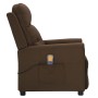 Brown fabric electric massage chair by vidaXL, Electric massage chairs - Ref: Foro24-342293, Price: 205,95 €, Discount: %