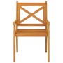 Garden dining chairs 4 pcs solid acacia wood by vidaXL, Garden chairs - Ref: Foro24-3098660, Price: 259,64 €, Discount: %