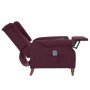 Liegender Massagesessel aus violettem Stoff von vidaXL, Elektrische Massagesessel - Ref: Foro24-342234, Preis: 173,99 €, Raba...