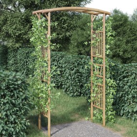 Bamboo rose arch 118x40x187 cm by vidaXL, Pergolas, arches and garden trellises - Ref: Foro24-341746, Price: 144,10 €, Discou...