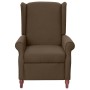 Sillón reclinable con masaje de tela marrón de vidaXL, Sillones de masaje eléctricos - Ref: Foro24-342231, Precio: 175,98 €, ...