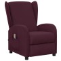 Sillón de masaje de tela morado de vidaXL, Sillones de masaje eléctricos - Ref: Foro24-342320, Precio: 181,02 €, Descuento: %