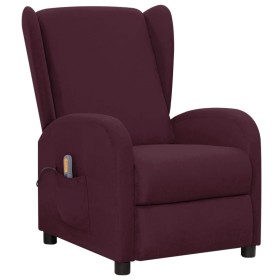 Sillón de masaje de tela morado de vidaXL, Sillones de masaje eléctricos - Ref: Foro24-342320, Precio: 181,99 €, Descuento: %