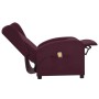 Sillón de masaje de tela morado de vidaXL, Sillones de masaje eléctricos - Ref: Foro24-342320, Precio: 181,02 €, Descuento: %