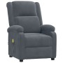 Sillón de masaje terciopelo gris oscuro de vidaXL, Sillones de masaje eléctricos - Ref: Foro24-342411, Precio: 258,46 €, Desc...