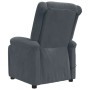 Sillón de masaje terciopelo gris oscuro de vidaXL, Sillones de masaje eléctricos - Ref: Foro24-342411, Precio: 258,46 €, Desc...