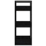 Shelf / space divider made of black pine wood 41x35x91 cm by vidaXL, Bookcases and shelves - Ref: Foro24-813863, Price: 37,09...