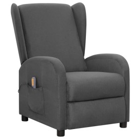 Sillón de masaje de tela gris oscuro de vidaXL, Sillones de masaje eléctricos - Ref: Foro24-342314, Precio: 227,99 €, Descuen...