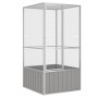 Gray galvanized steel bird cage 111x107x211.5 cm by vidaXL, Feet and bird cages - Ref: Foro24-171551, Price: 231,85 €, Discou...