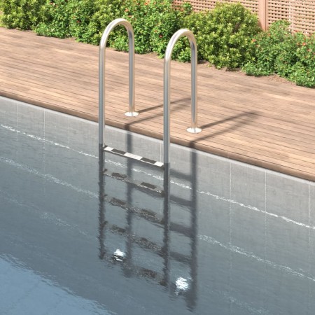 Pool ladder 304 stainless steel 54x38x211 cm by vidaXL, Pool stairs and ramps - Ref: Foro24-93460, Price: 285,44 €, Discount: %