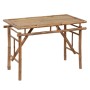 Mesa plegable de jardín de bambú 115x50x75 cm de vidaXL, Mesas de jardín - Ref: Foro24-341745, Precio: 102,00 €, Descuento: %