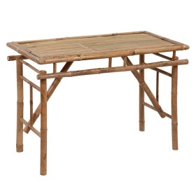 Mesa plegable de jardín de bambú 115x50x75 cm de vidaXL, Mesas de jardín - Ref: Foro24-341745, Precio: 110,99 €, Descuento: %