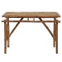 Mesa plegable de jardín de bambú 115x50x75 cm de vidaXL, Mesas de jardín - Ref: Foro24-341745, Precio: 102,00 €, Descuento: %