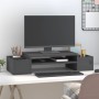 Monitorständer aus massivem Kiefernholz grau 70x27,5x15 cm von vidaXL, Computersockel und -erhöhungen - Ref: Foro24-813966, P...