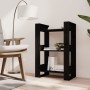 Black pine wood shelving/space divider 60x35x91 cm by vidaXL, Bookcases and shelves - Ref: Foro24-813883, Price: 37,85 €, Dis...