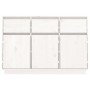 Aparador de madera maciza de pino blanco 110x34x75 cm de vidaXL, Aparadores - Ref: Foro24-813815, Precio: 158,35 €, Descuento: %