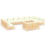 Garden furniture 12 pieces and cushions solid pine wood by vidaXL, Garden sets - Ref: Foro24-3097271, Price: 902,99 €, Discou...