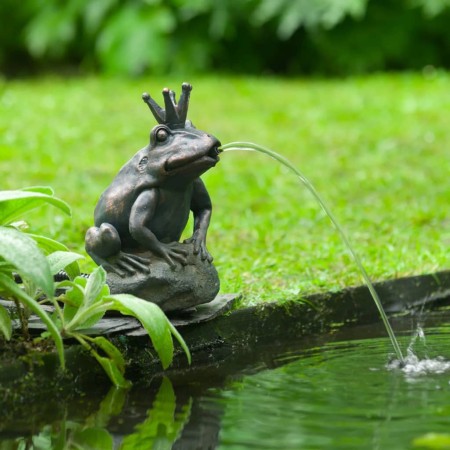 Ubbink Gartenbrunnen mit Strahl und in Form eines Froschkönigs von Ubbink, Brunnen und Wasserfälle - Ref: Foro24-442054, Prei...