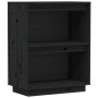 Mesa consola de madera maciza de pino negro 60x34x75 cm de vidaXL, Aparadores - Ref: Foro24-813823, Precio: 45,99 €, Descuent...