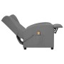 Sillón orejero de masaje de cuero sintético gris de vidaXL, Sillones de masaje eléctricos - Ref: Foro24-342335, Precio: 186,9...