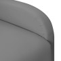 Sillón orejero de masaje de cuero sintético gris de vidaXL, Sillones de masaje eléctricos - Ref: Foro24-342335, Precio: 186,9...