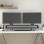 Solid pine wood monitor stand 100x27x14 cm in gray. by vidaXL, Computer bases and risers - Ref: Foro24-814006, Price: 45,01 €...