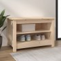 Solid pine wood shoe bench 70x38x45.5 cm by vidaXL, Shoe racks and shoe organizers - Ref: Foro24-813769, Price: 51,43 €, Disc...