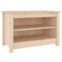 Solid pine wood shoe bench 70x38x45.5 cm by vidaXL, Shoe racks and shoe organizers - Ref: Foro24-813769, Price: 51,43 €, Disc...