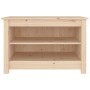 Solid pine wood shoe bench 70x38x45.5 cm by vidaXL, Shoe racks and shoe organizers - Ref: Foro24-813769, Price: 51,43 €, Disc...