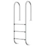 Stainless steel pool ladder 304 54x38x158 cm by vidaXL, Pool stairs and ramps - Ref: Foro24-93458, Price: 193,41 €, Discount: %