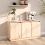 Solid pine wood sideboard 111x34x60 cm by vidaXL, Sideboards - Ref: Foro24-813809, Price: 127,85 €, Discount: %