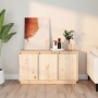 Solid pine wood sideboard 111x34x60 cm by vidaXL, Sideboards - Ref: Foro24-813809, Price: 127,85 €, Discount: %