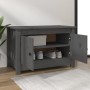 Shoe cabinet made of solid gray pine wood 70x38x45.5 cm by vidaXL, Shoe racks and shoe organizers - Ref: Foro24-813781, Price...