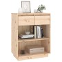 Mesa consola de madera maciza de pino 60x34x75 cm de vidaXL, Aparadores - Ref: Foro24-813834, Precio: 67,28 €, Descuento: %