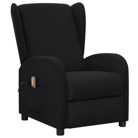 Sillón de masaje de tela negro de vidaXL, Sillones de masaje eléctricos - Ref: Foro24-342315, Precio: 177,99 €, Descuento: %