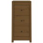 Aparador de madera maciza de pino marrón miel 40x35x80 cm de vidaXL, Aparadores - Ref: Foro24-813745, Precio: 81,11 €, Descue...