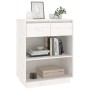 Mesa consola de madera maciza de pino blanco 60x34x75 cm de vidaXL, Aparadores - Ref: Foro24-813835, Precio: 69,62 €, Descuen...