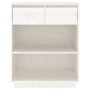 Mesa consola de madera maciza de pino blanco 60x34x75 cm de vidaXL, Aparadores - Ref: Foro24-813835, Precio: 69,62 €, Descuen...