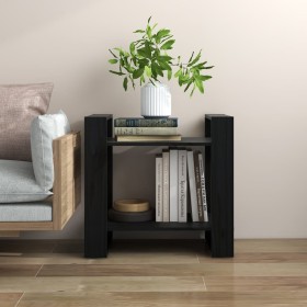 Black pine wood shelving/space divider 60x35x57 cm by vidaXL, Bookcases and shelves - Ref: Foro24-813878, Price: 33,99 €, Dis...