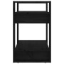 Estantería/divisor de espacios madera pino negro 60x35x57 cm de vidaXL, Librerías y estanterías - Ref: Foro24-813878, Precio:...