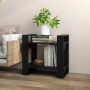 Estantería/divisor de espacios madera pino negro 60x35x57 cm de vidaXL, Librerías y estanterías - Ref: Foro24-813878, Precio:...