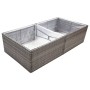 Gray synthetic rattan planter 157x80x40 cm by vidaXL, Pots and planters - Ref: Foro24-319176, Price: 78,58 €, Discount: %