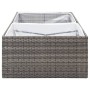 Gray synthetic rattan planter 157x80x40 cm by vidaXL, Pots and planters - Ref: Foro24-319176, Price: 78,58 €, Discount: %